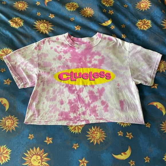 Clueless As if! Cropped cut off T-shirt S - Picture 7 of 7
